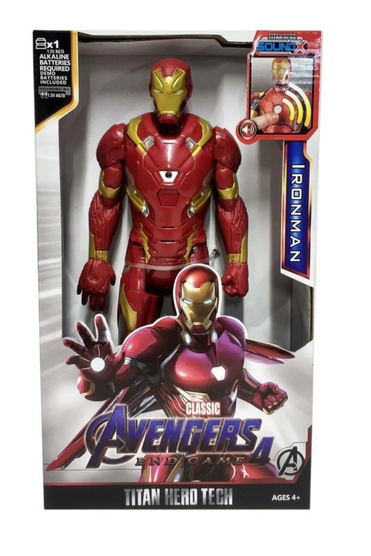 Sesli Iron Man Figür Oyuncak 